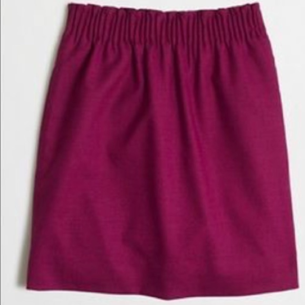 New J Crew sidewalk skirt, magenta